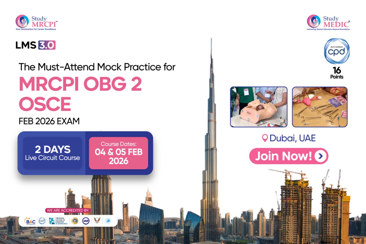 MRCPI OBG Part 2 OSCE - 2 Days Live Onsite UAE
