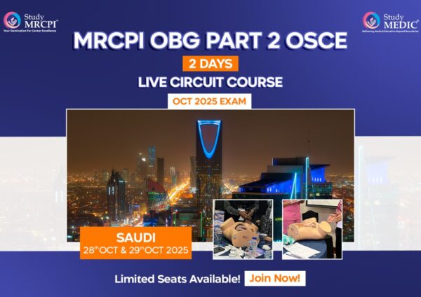 MRCPI OBG PART-2 OSCE-2 Days Live Onsite - Saudi